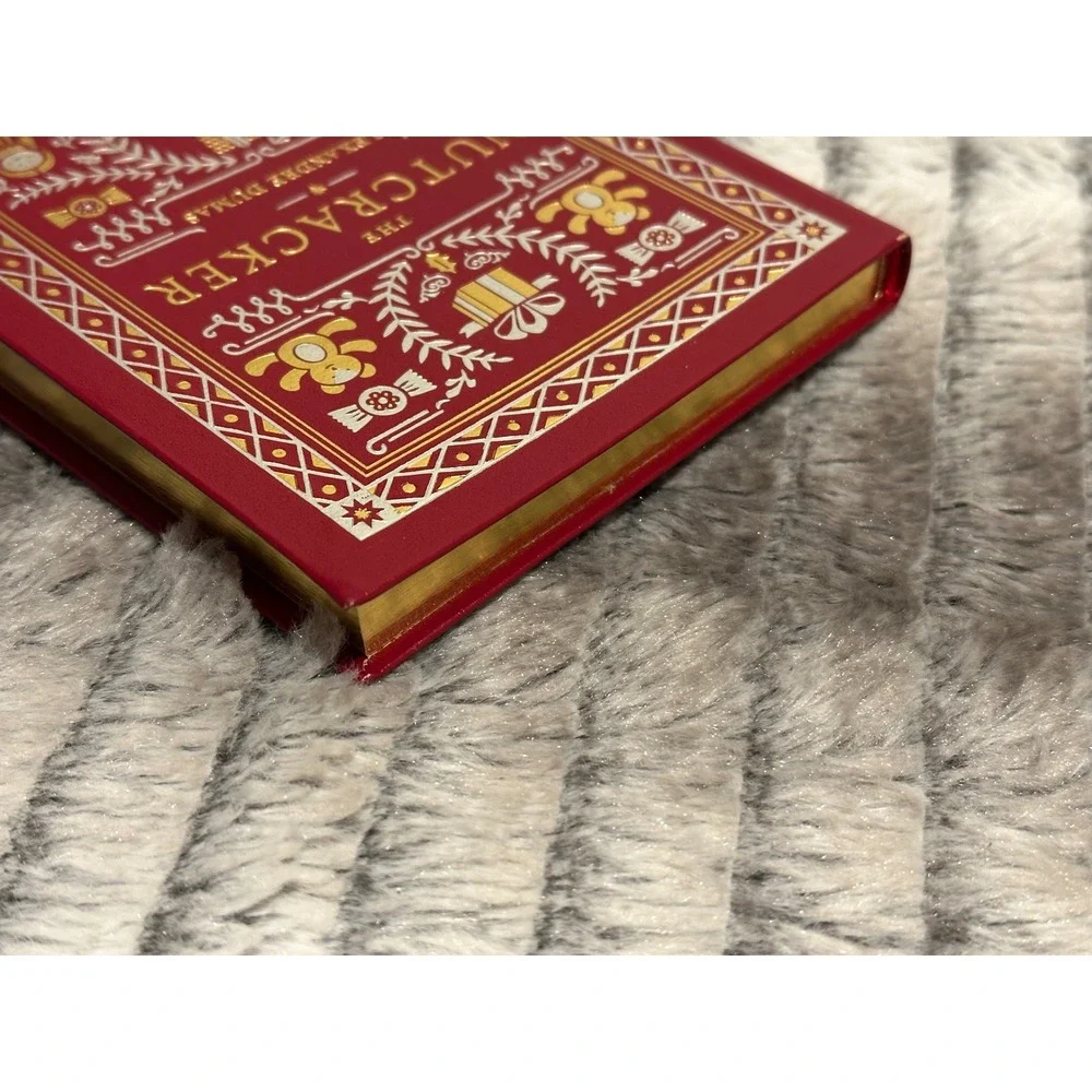 The Nutcracker Alexandre Dumas Hardcover Decorative Red Gold Gilded Book Classic